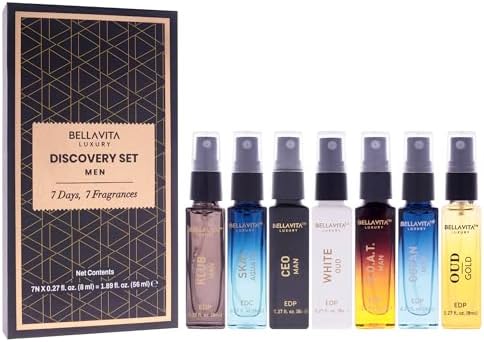 BellaVita Luxury Men's Perfume Gift Set with CEO Man, G.O.A.T, KLUB and Oud - Image 3