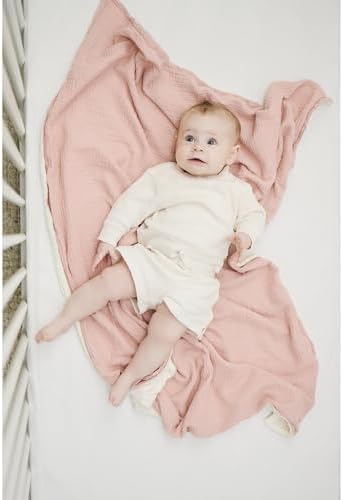 Konssy Soft Muslin Baby Blanket for Unisex Boys & Girls, 30 x 40 Inch - Image 4