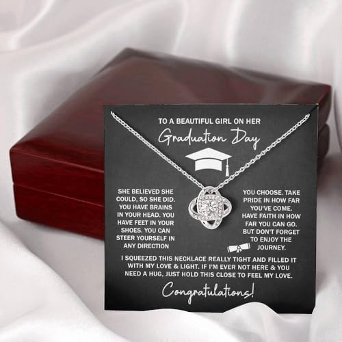 2025 Graduation Gifts for Her | Inspirational Graduation Necklace with Message Card & Gift Box | Jewelry for Women, Daughter, Girlfriend, Sister, Classmate | High School & College Grad Gift - Image 7