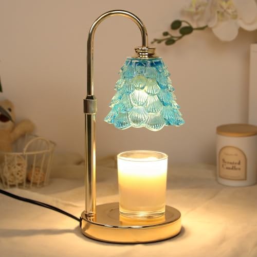 GEEZO Fragrance Candle Warmer Lamp，Electric Candle Warmer with Timer & Dimmer，Mom Christmas Birthday Gifts for Women, House Warming Gifts New Home Bedroom Decor by GEEZO