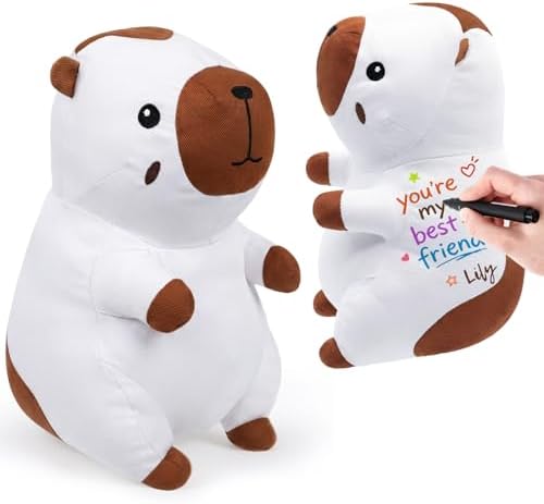 Blank Capybara DIY Toys Make Your Own Stuffed Holiday Plush Gifts Stuffed Teddy Animal for Graduation Birthday Friends Gift(Capybara) by ZJoey