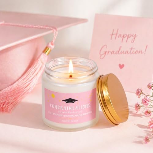 Graduation Gifts for Women Her 2026, Graduation Gift Box Set, College High School Graduation Present College Master Doctor Include 16OZ Glass Cup & Notebook & Bracelet (Pink) - Image 6