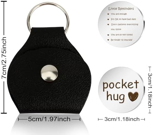 Inspirational Gift for Her Back to School Pocket Hug Token Sobriety Gifts - Image 2
