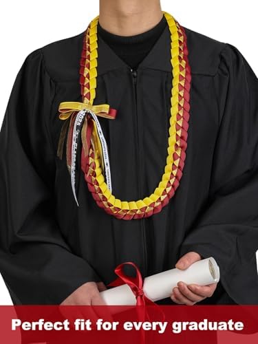 TFTAFAN Graduation Ribbon Lei Graduation Leis Necklace Class of 2026 Graduation Necklace Braided Necklace Graduation Gift Party Accessories for Women and Men - Image 2
