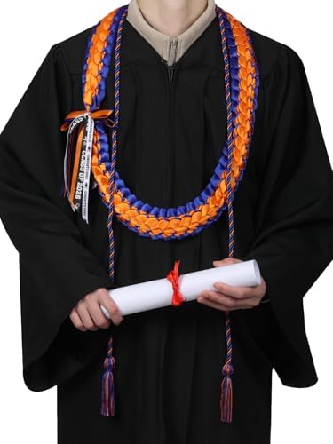 TFTAFAN Graduation Leis and Graduation Honor Cords Class of 2026 Graduation Ribbon Lei Graduation Necklace Braided Necklaces gift for Student Gifts Party Supplies - Image 3