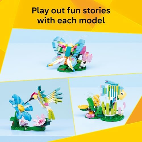 LEGO Creator 3 in 1 Wild Animals: Colorful Hummingbird 31384 - Image 3