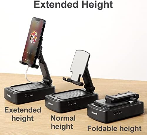 Gifts for Men Women, Phone Stand with Bluetooth Speaker BT5.3, Gifts for Him Dad Who have everything, Phone Holder with Wireless Speaker for iPhone/Android/Tablet, Tech Gadgets,Birthday Gifts for Men - Image 7