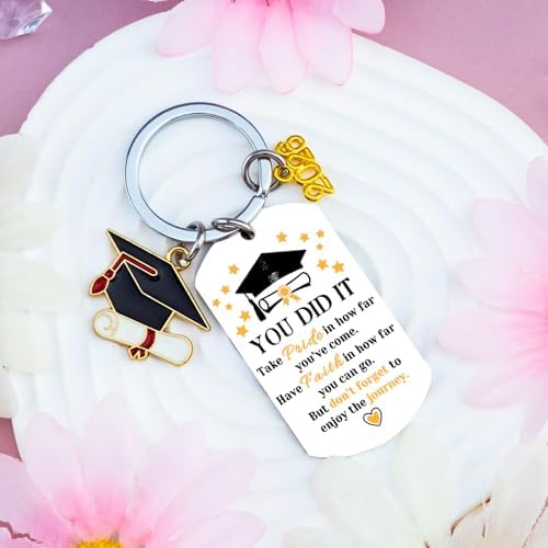 Graduation Gift for Her Him Class of 2026 Keychain Gifts for Graduates - Image 3