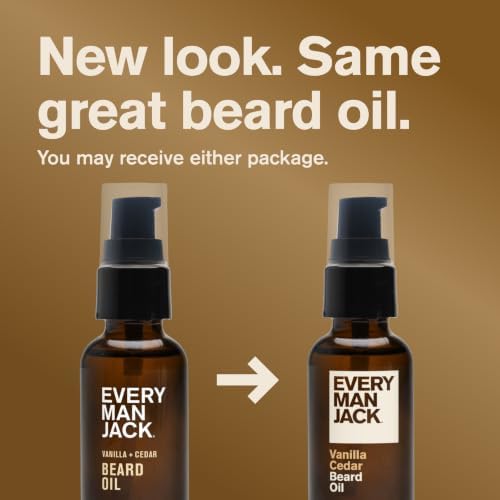 Every Man Jack Hydrating Beard Oil for Men, Vanilla Cedar, 1oz - Image 3