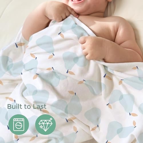 Momcozy Baby Towels, Soft Absorbent Bath Towel for Newborn&Toddler,Blue - Image 6
