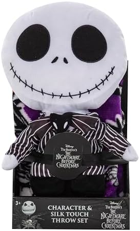 Northwest Nightmare Before Christmas Silk Touch with Hugger, Jack Smackdown, 50 x 40 inches - Image 2