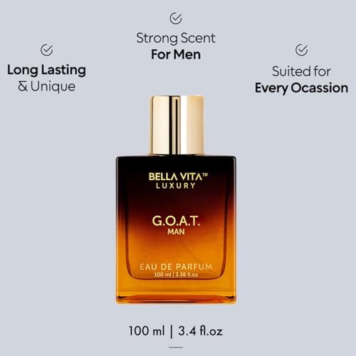 BellaVita Luxury Mens Gift Set & G.O.A.T. Man Perfume Combo | Perfume for Men with Bergamot, Lavender & Patchouli Oriental | Long-Lasting Cologne for Men - Image 4