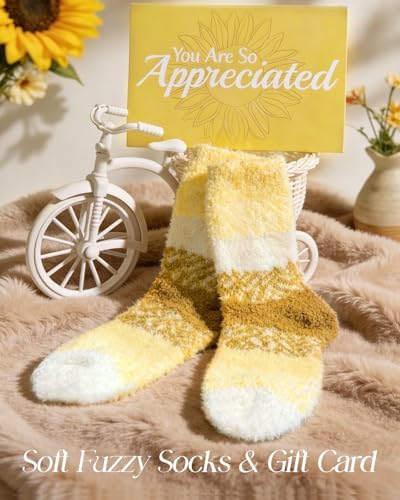 7pcs Thank You Gift Basket for Women, Crochet Sunflower - Image 4