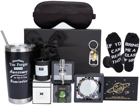 Birthday Gifts for Men Premium Gifts Baskets for Him Gifts Basket Ideas Set Thank You Gifts Man Retirement Gifts Father Birthday Presents for Dad Husband Boyfriend Box Christmas Gifts Baskets by Unknown