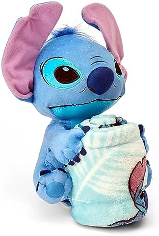 Northwest Lilo & Stitch Classic Palms Character Hugger Pillow & Silk Touch Throw Blanket Set, 40" x 50" - Image 2