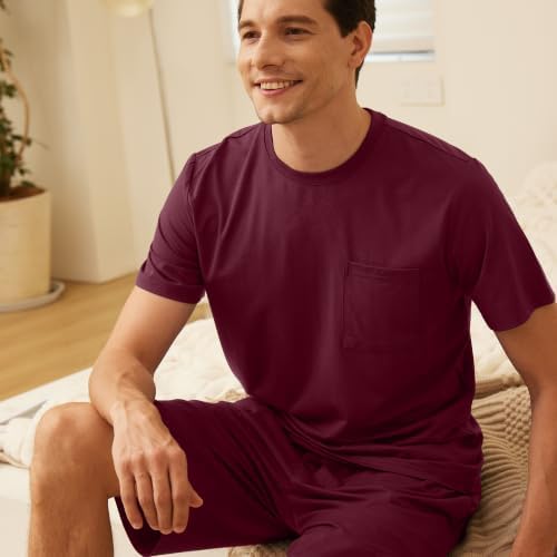 BAMBOO COOL Mens Pajama Set Lightweight Sleepwear Pjs - Image 2