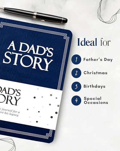 Dad's Life Story Journal (Hardcover): A Meaningful Keepsake for Dad to Share His Journey and Memories, Book Includes 250+ Prompt Questions, Sentimental Gifts for Father's Day, Birthday & Christmas - Image 5