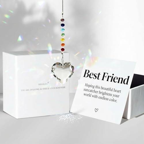 Hegelda Birthday Gifts for Women Friendship Crystal Suncatcher Ornament by HEGELDA