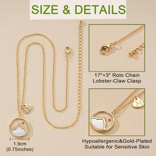 Mustard Seed Initial A-Z Necklace, 14K Gold Plated Moving Mountains Faith Confirmation First Communion Baptism Christian Religious Graduation Gifts - Image 5