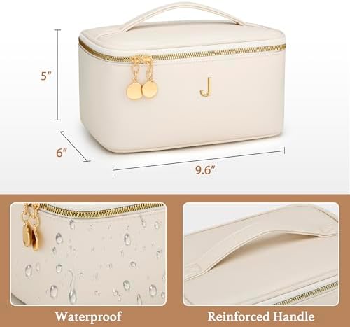 Personalized Makeup Bag Gifts for Women Travel Cosmetic Case - Image 6