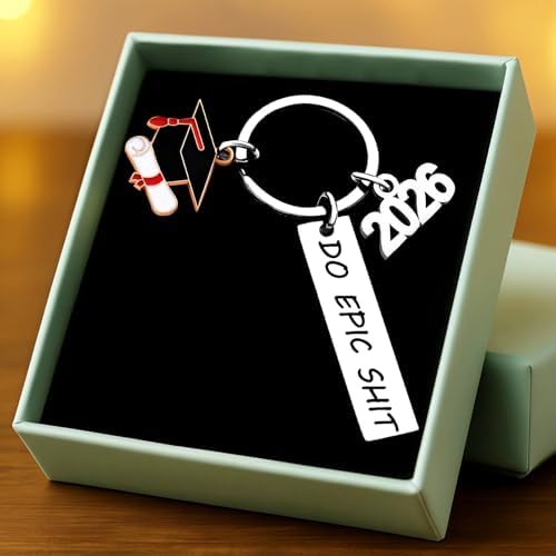 Class Of 2026 Graduation Gifts for Her Him Best Graduate Keychain Seniors Masters Nurses College Highschool Grad Presents - Image 2