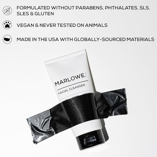 MARLOWE. Men's Skin Care Set, Facial Cleanser & Face Moisturizer Duo - Image 2