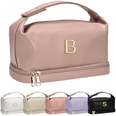 Customized Gifts-Women Gifts, Personalized Makeup Bag with Handle by Vogewood