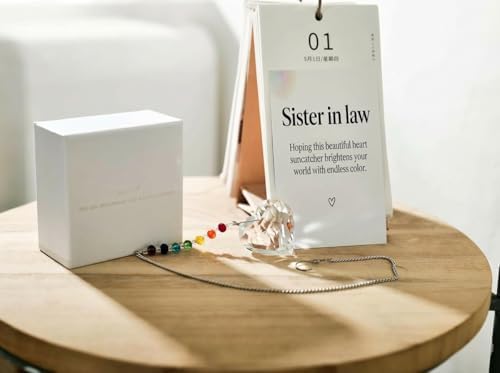 Hegelda Sister in Law Gifts from Sisters Crystal Suncatcher Ornaments - Image 7