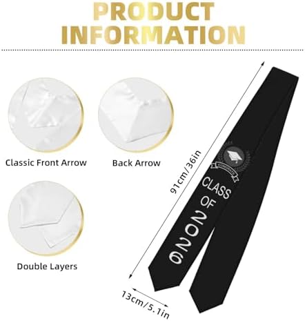 Class of 2026 Graduation Stole,Cute Elegant Honor Sash for Graduation 2026 Unisex Adult Graduates - Image 4