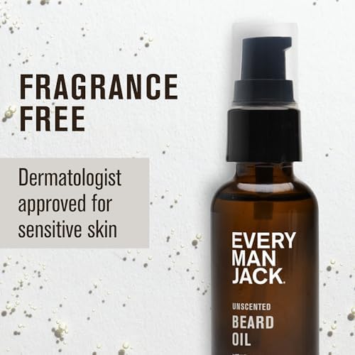 Every Man Jack Hydrating Beard Oil for Men, Unscented, 1oz - Image 3