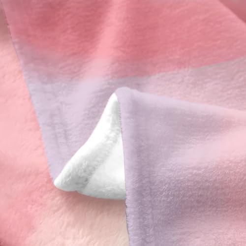 Erosebridal Love Heart Flannel Blanket Baby 30x40 Inch Ballet Fleece Blanket Girls Cute Bowknot Performance Fuzzy Plush Throw Pink Dreamy Princess Living Room Decor - Image 3