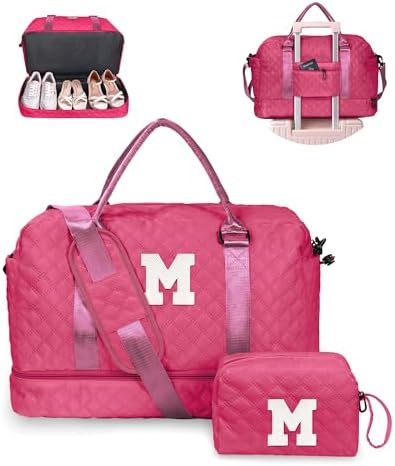 Gifts for Teen Girls 12-14, Birthday Gift-Monogram Overnight Bags by Vogewood