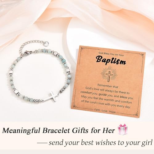 Religious Cross Bracelet for Women Girls, Christian Gifts - Image 2