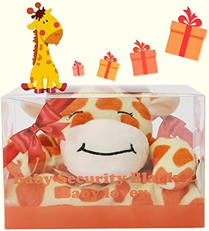 Pro Goleem Giraffe Loveys for Babies Soft Security Blanket Snuggle Toy Stuffed Animal Blanket Unisex Baby Lovie Baby Gifts for Infant and Toddler 16 Inch - Image 7
