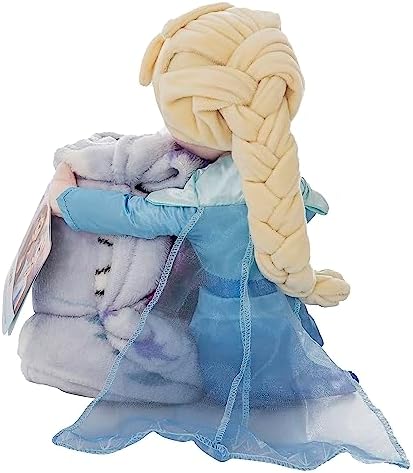 Northwest Frozen 2 Friends in Leaves Character Hugger Pillow & Silk Touch Throw Blanket Set, 40" x 50" - Image 4