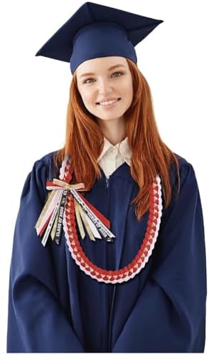 TFTAFAN Graduation Ribbon Lei Graduation Leis Necklace Class of 2026 Graduation Necklace Braided Necklace Graduation Gift Party Accessories for Women and Men - Image 6