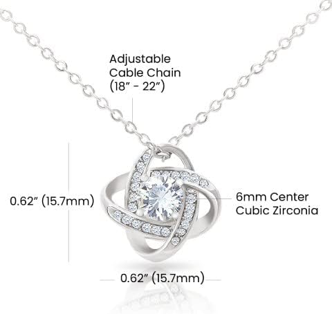 Daughter In Law Gifts From Mother In Law, Necklace For Her From Mom And Dad, Birthday Gift For Her With Message Card And Gift Box, Meaningful Gifts For Bonus Daughter