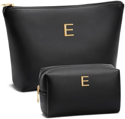 Gifts for Women Girls Personalized Initial Travel Makeup Bag by Unknown