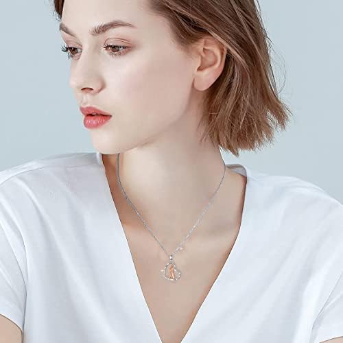 AOBOCO 2026 Graduation Gifts for Her, 925 Sterling Silver She Believed She Could So She Did Pendant Necklace College Graduation Jewelry for Women Her Daughter - Image 2