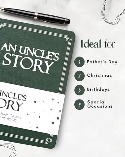 Uncle's Life Story Journal (Hardcover): A Meaningful Keepsake for Uncle to Share His Journey and Memories, Book Includes 250+ Prompt Questions, Sentimental Gifts for Father's Day, Birthday & Christmas - Image 5