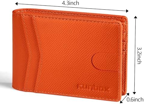 RUNBOX Wallet for Men -Slim Rfid Leather Mens Bifold Novelty Wallets 2 ID Window With Gift Box Men's Accessories - Image 3