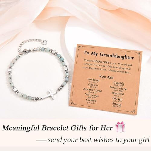 Religious Cross Bracelet for Women Girls, Christian Gifts - Image 2