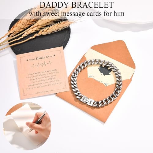 EFVISD Cuban Link Chain Bracelet Gifts for Boys Men Stocking Stuffers - Image 3