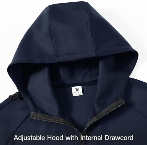 BGOWATU Men's Tracksuits Set Full Zip Jacket Hoodie Sweatsuit Running Sport Pants Outfits for Men with Zipper Pockets - Image 3