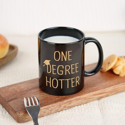 Petalsun Graduation Gift for Her, Him - 11oz Ceramic One Degree Hotter Mug - Image 6