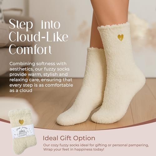 Coral Fleece Cloud Fuzzy Socks for Women Ultra-Soft Gifts for Women - Image 2