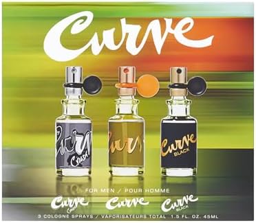 Curve Cologne 3-Piece Spray Coffret Gift Set for Men, 0.5 fl oz - Image 6