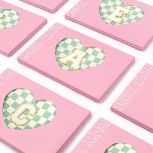 mibasies 2 PCS Initial Makeup Bags for Women: Cosmetic Bag for Travel Toiletry - Birthday Gifts for Teen Girl Gifts Trendy Stuff - Graduation Teacher Gift for Girlfriend -Checkered Green T - Image 7