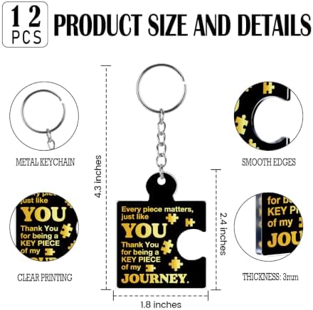 Team Appreciation Gifts Bulk for Coworkers Employee Staff Keychains - Image 2