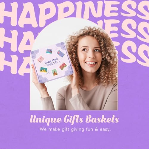 Gift Baskets for Women, 9pcs Unique Happy Birthday Gifts for Women, Best Mothers Day Christmas Gifts Get Well Soon Basket Appreciation Ideas Box w/Tumbler Her Mom Sister Friend Friendship Teacher - Image 2